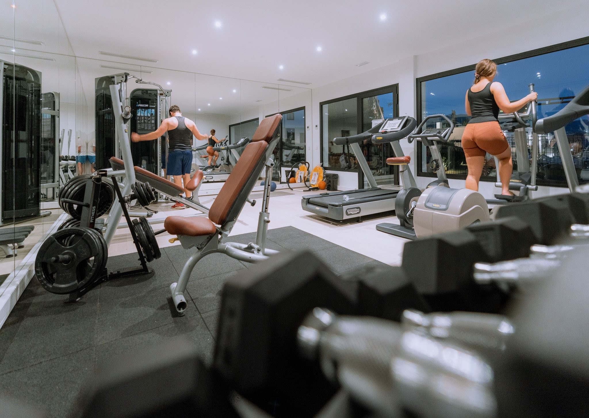 Sauna, Thermal Loungers and Gym