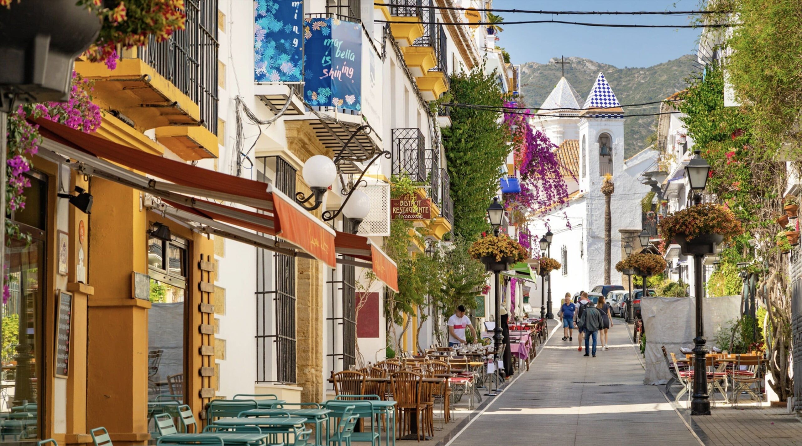 The old city of Marbella & Puerto Banús marina